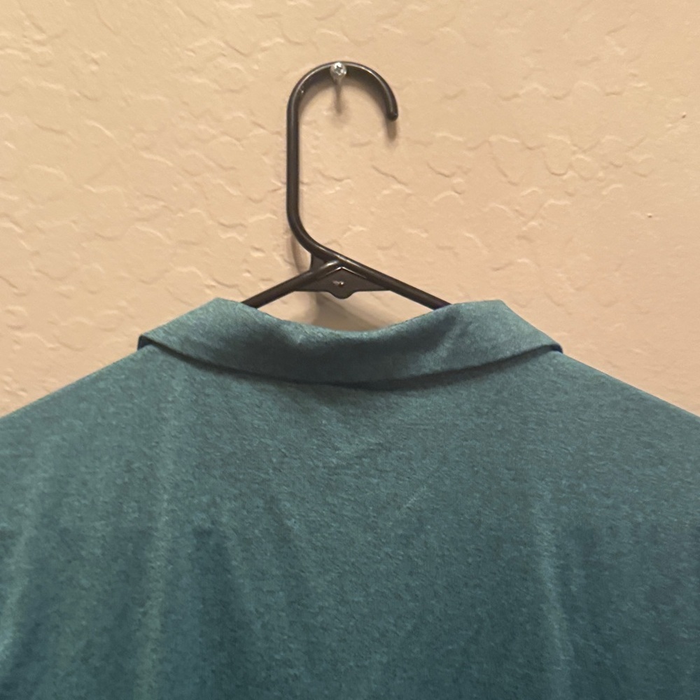 Stylish Teal Women's Polo Shirt / R17 - Picture 5 of 6